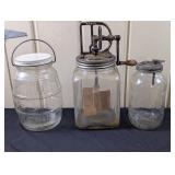 Vintage Large Dazey Butter Churn, etc