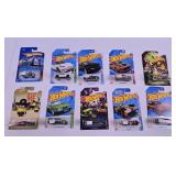 Hot Wheels, 10 pcs, may contain 1990s thru 2020s