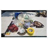 Box Lot: Faux Apples, Dessert Cups, etc.