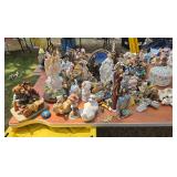 Box Lot: Asst'd Figurines: Polar Bear, Angels, etc