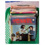 ~35 45 RPM Vinyl Records Cher, Monkees, etc