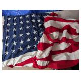 WW II Era 48 Star US Flag & Navy Ensign 48 Star