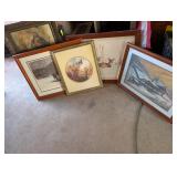 5 Prints: Animals & Barn with Snow