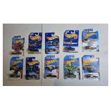 10 Hot Wheels, may contain 1990s through 2020s