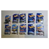 10 Hot Wheels, may contain 1990s through 2020s
