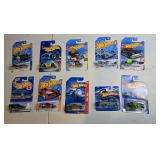 10 Hot Wheels, may contain 1990s through 2020s