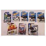 Hot Wheels, Batman, Iron Man, Black Widow