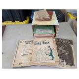 Piano Lesson Books, Army Air Force Song Book etc