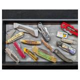 Knife: Lot of 15 Assorted Pocket Knives