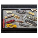 Knife: Lot of 14 Assorted Pocket Knives