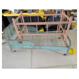 Vintage Metal Doll-E-Bed & Wood Doll Crib Frames