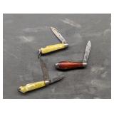 Knife: 3 Mini Imperial USA Pocket Knives