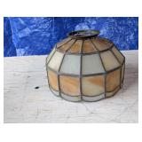 Slag Glass / Stained Glass Lampshade