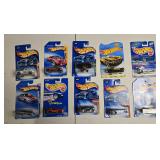 10 Hot Wheels, may contain 1990s through 2020s