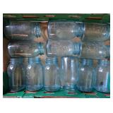 Dozen Blue Ball Perfect Mason Jars 1 Qt