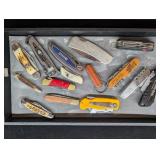 Knife: Lot of 15 Assorted Pocket Knives