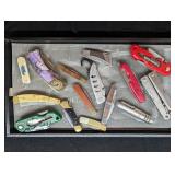 Knife: Lot of 15 Assorted Pocket Knives