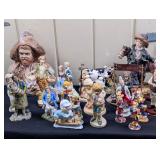 Assorted Ceramic & Resin Figurines