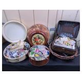 Vintage Sewing Supplies, Clauss Scissors, etc