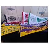 9 Vintage College Pennants