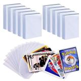 100 Pcs Transparent Playing Card Cover Clear...