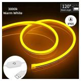 LED Strip Neon Light USB DC 5V Dimmable Touch...