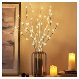1 PC White Birch Branch Lights Battery Operated...