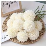 6 artificial dandelion and chrysanthemum ball...