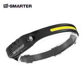 6 Modes LED Induction Headlamp COB Sensor Head...