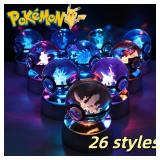 1pc - Pokemon 3D Crystal Ball Pikachu Gengar...