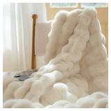 [Cozy|Faux Rabbit] Soft, Warm, 1pc Cozy Faux...