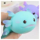 4pcs Axolotl Squeeze Ball Cute Fish Relax...