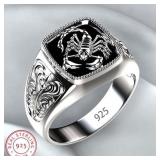925 Sterling Silver Men Rings High Quality for...