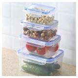 Sealed rectangular refrigerator storage box...