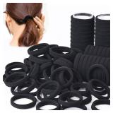 100 pieces of black and white hair bands,...