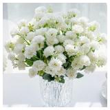5 Forks 15 Heads Artificial Flowers Small...