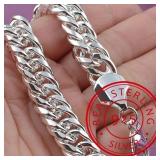 Fine Noble 925 Sterling silver plated Solid...