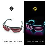 LED Glowing Glasses Gafas Luminous Bril Neon...