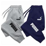 PUAIA Print Men's Pants Autumn/Winter New Sport...