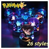1pc - Pokemon 3D Crystal Ball Pikachu Gengar...