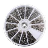 1000Pcs Small Screws & Nuts Kit - Nickel-Plated...