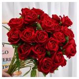 10pcs Roses Artificial Flowers Rose Flower...