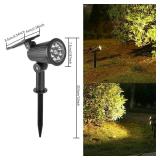 1Pcs Solar Powered 9LED Lamp Adjustable Solar...
