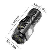 LED Strong Light Flashlight Rechargeable Multi...