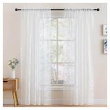 1 Piece Vintage Floral Embroidery Clear Lace...