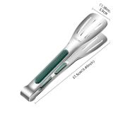 Non-Slip Stainless Steel Food Tongs Meat Salad...