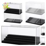 HUIQIBAO Dustproof Figures Display Case Box...