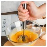 Stainless Steel Egg Beater Durable...