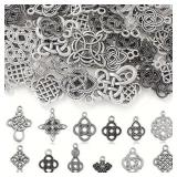 Celtic Knot Charms 50Pcs - silver platedy Alloy...