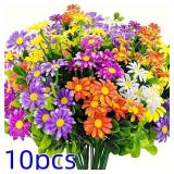 Daisy Artificial Flowers Bouquet 33cm Fake...